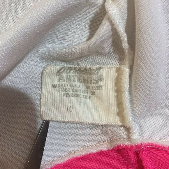 Gossard Artemis Vintage Velour Zip Up Robe Housedress Womens SMALL 70s - Picture 5 of 11